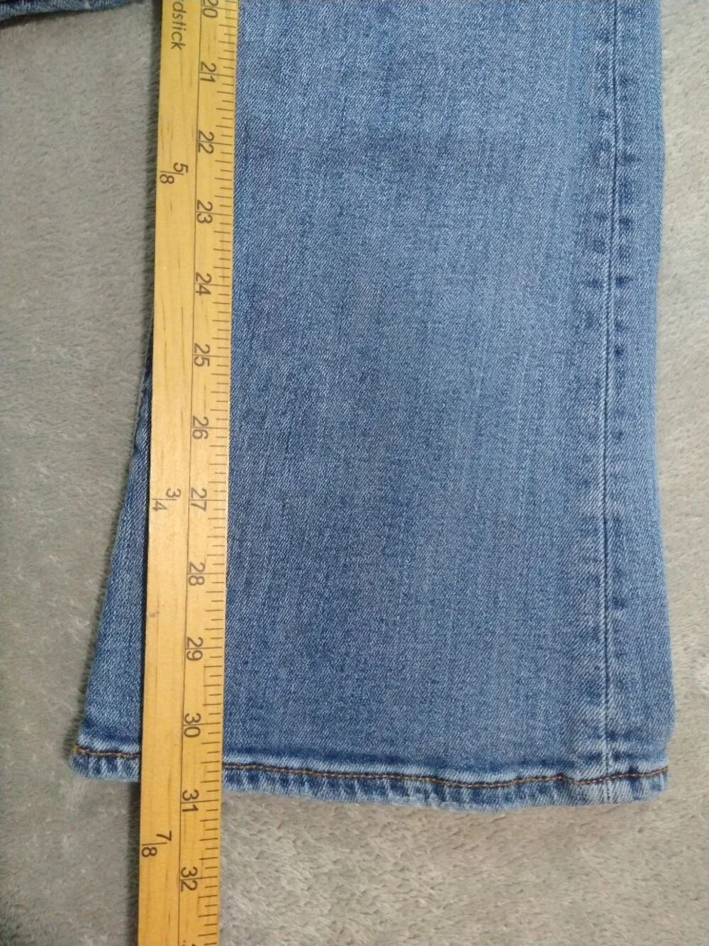 American Eagle Jeans Womens 6 Blue Denim Kick Boot Stretch X Medium Wash